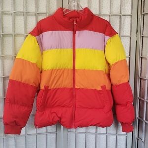 Lego woman puff polyester convertible jacket/vest L